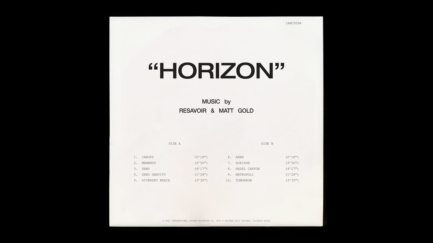 HORIZON VINYL LP